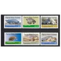 Papua New Guinea 2007 Endangered Marine Turtles Set of 6 Stamps MUH SG1158/63