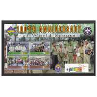 Papua New Guinea 2007 Centenary of Scouting Mini Sheet of 4 Stamps MUH SG MS1169
