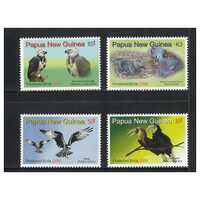 Papua New Guinea 2008 Protected Birds Set of 4 Stamps MUH SG1221/24