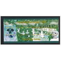Papua New Guinea 2008 Asaro Mudmen Legend Mini Sheet of 4 Stamps MUH SG MS1231