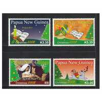 Papua New Guinea 2008 Christmas Set of 4 Stamps MUH SG1286/89