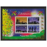 Papua New Guinea 2008 Christmas Mini Sheet of 4 Stamps MUH SG MS1290