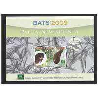 Papua New Guinea 2009 Bats of PNG Mini Sheet of K10 Stamp MUH SG MS1336