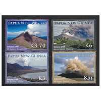 Papua New Guinea 2009 Volcanoes Set of 4 Stamps MUH SG1343/46