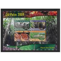 Papua New Guinea 2009 Oil Palm Farming Mini Sheet of 4 Stamps MUH SG MS1353