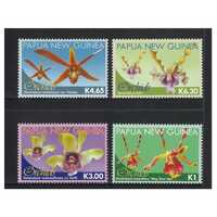 Papua New Guinea 2010 Orchids Set of 4 Stamps MUH SG1432/35