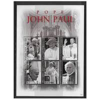 Papua New Guinea 2010 Fifth Death Anniv Pope John Paul II Sheetlet of 6 Stamps MUH SG MS1442