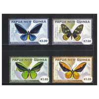 Papua New Guinea 2011 Birdwing Butterflies Set of 4 Stamps MUH SG1485/88