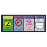 Papua New Guinea 2011 Urban Safety & Crime Prevention/Law & Justice Set of 4 Stamps MUH SG1496/99