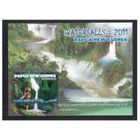 Papua New Guinea 2011 Waterfalls Mini Sheet of K10 Stamp MUH SG MS1525