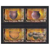 Papua New Guinea 2012 Traditional Clay Cooking Pots Set of 4 Stamps MUH SG1562/65
