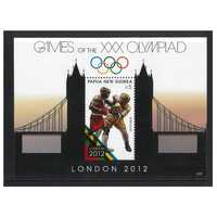 Papua New Guinea 2012 Olympic Games London Mini Sheet of K5 Stamp MUH SG MS1587