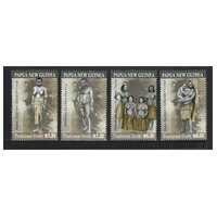 Papua New Guinea 2012 Traditional Cloths Set of 4 Stamps MUH SG1594/97