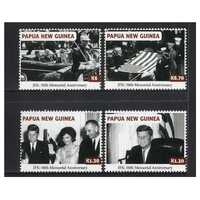 Papua New Guinea 2013 50th Death Annive John F. Kennedy Set of 4 Stamps MUH SG1619/22