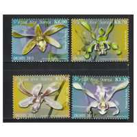 Papua New Guinea 2013 Orchids Set of 4 Stamps MUH SG1631/34