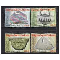 Papua New Guinea 2013 Woven Baskets Set of 4 Stamps MUH SG1643/46