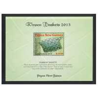 Papua New Guinea 2013 Woven Baskets Mini Sheet of K10 Stamp MUH SG MS1648