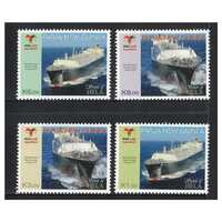Papua New Guinea 2014 Spirit of Hela/Liquified Natural Gas Carrier Set of 4 Stamps MUH SG1712/15
