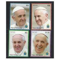 Papua New Guinea 2014 Pope Francis Set of 4 Stamps MUH SG1718/21