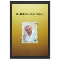 Papua New Guinea 2014 Pope Francis Mini Sheet of K10 Stamp MUH SG MS1723