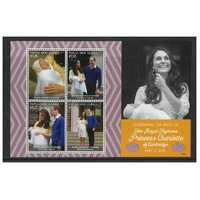 Papua New Guinea 2015 Birth of Princess Charlotte Mini Sheet of 4 Stamps MUH SG MS1817