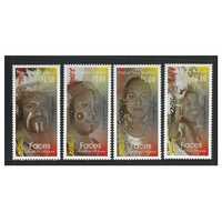 Papua New Guinea 2017 Faces - Southern Region Set of 4 Stamps MUH