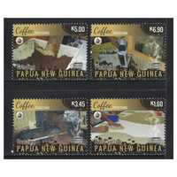 Papua New Guinea 2018 Coffee Set of 4 Stamps MUH
