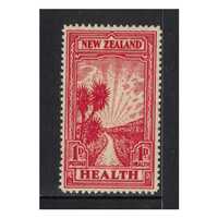 New Zealand 1933 Health Issue The Path 1d+1d Carmine Stamp MUH SG553