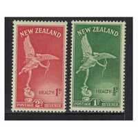 New Zealand 1947 Health Issue Statue of Eros Set/2 Stamps MUH SG690/91