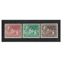 New Zealand 1956 Health Issue Children Picking Apples Set/3 Stamps MUH SG755/57