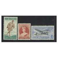 New Zealand 1955 (SG739/41) First NZ Postage Stamps Centenary Set of 3 Stamps MUH