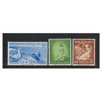 New Zealand 1958 (SG768/70) Centenary of Hawke's Bay Province Set of 3 Stamps MUH