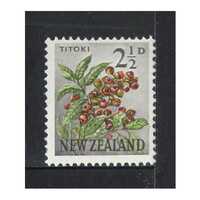 New Zealand 1961 (SG784) Titoki Flower 2 1/2d Stamp MUH