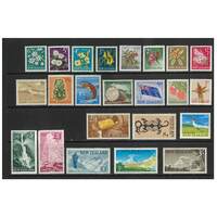 New Zealand 1960-66 (SG781/802) Third Pictorial Issue to One Pound Set of 23 Stamps MUH