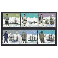 Ross Dependency 1995 (SG32/37) Antarctic Explorers Set of 6 Stamps MUH
