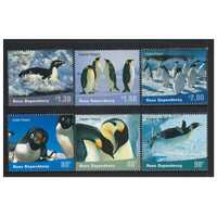 Ross Dependency 2001 (SG72/77) Penguins Set of 6 Stamps MUH