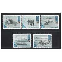 Ross Dependency 2008 (SG110/14) Centenary British Antarctic Expedition Set of 5 Stamps MUH