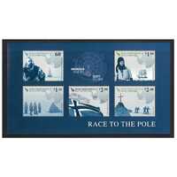 Ross Dependency 2011 (SG131 MS) Race to the Pole/Expeditions Mini Sheet of 5 Stamps MUH