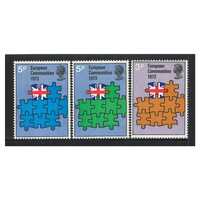 Great Britain 1973 Britain's Entry into European Communities Set of 3 Stamps SG919/21 MUH