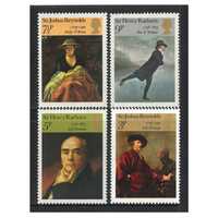Great Britain 1973 British Paintings 3rd Series/Sir Joshua Reynolds & Sir Henry Raeburn Set of 4 Stamps SG931/34 MUH