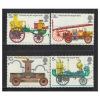Great Britain 1974 Bicentenary of the Fire Prevention Act Set of 4 Stamps SG950/53 MUH