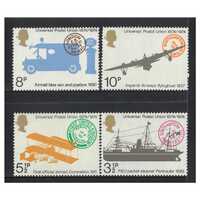 Great Britain 1974 Centenary of Universal Postal Union Set of 4 Stamps SG954/57 MUH
