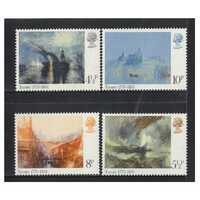 Great Britain 1975 Birth Bicentenary of J.M.W. Turner/Painter Set of 4 Stamps SG971/74 MUH