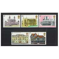 Great Britain 1975 European Architectural Heritage Year Set of 5 Stamps SG975/79 MUH