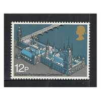 Great Britain 1975 62nd Inter-Parliamentary Union Conference 12p Stamp SG988 MUH