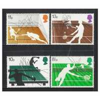 Great Britain 1977 Racket Sports Set of 4 Stamps SG1022/25 MUH