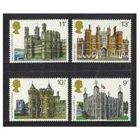 Great Britain 1978 British Architeture 4th Series/Historic Buildings Set of 4 Stamps SG1054/57 MUH
