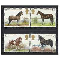 Great Britain 1978 Horses Set of 4 Stamps SG1063/66 MUH