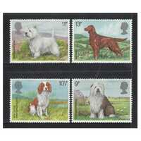 Great Britain 1979 Dogs Set of 4 Stamps SG1075/78 MUH