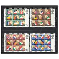 Great Britain 1979 First Direct Elections to European Assembly Set of 4 Stamps SG1083/86 MUH